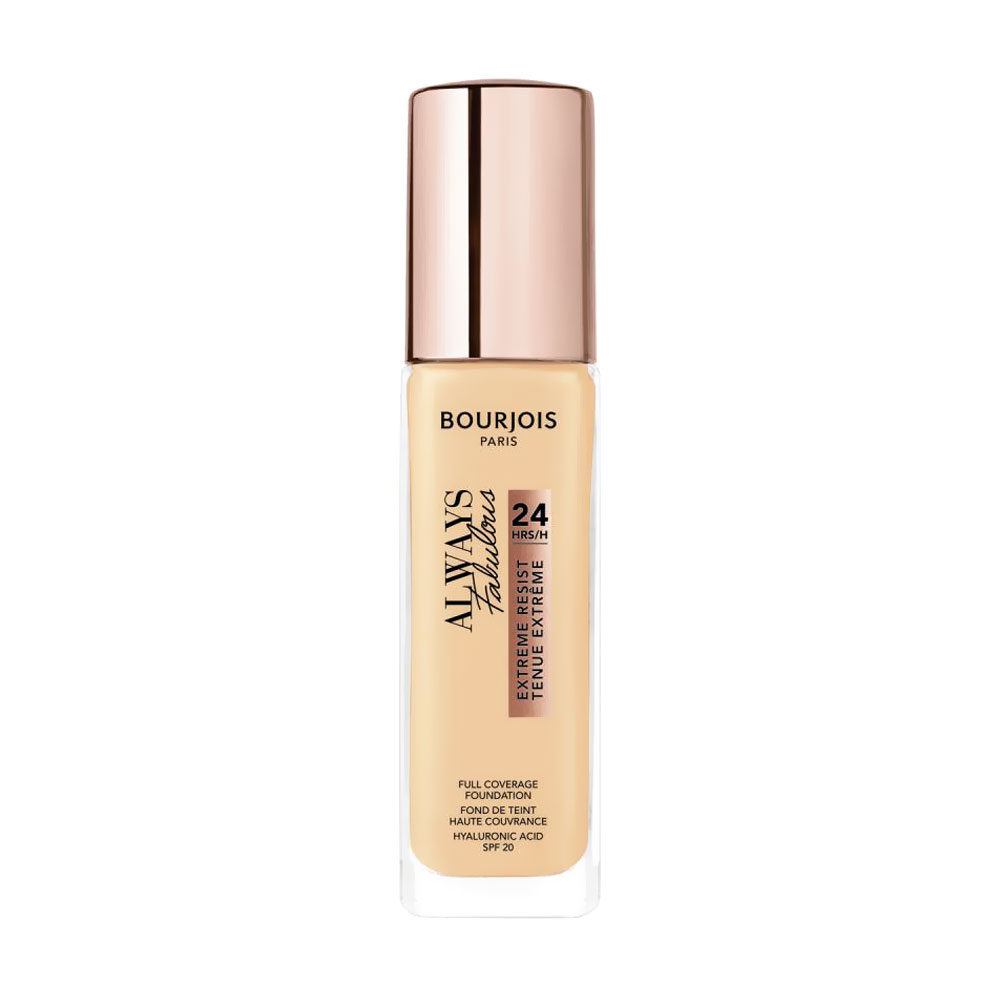 Тональна основа для обличчя Bourjois Always Fabulous 24H Extreme Resist SPF 20, 120 Ivory Clair, 30 мл